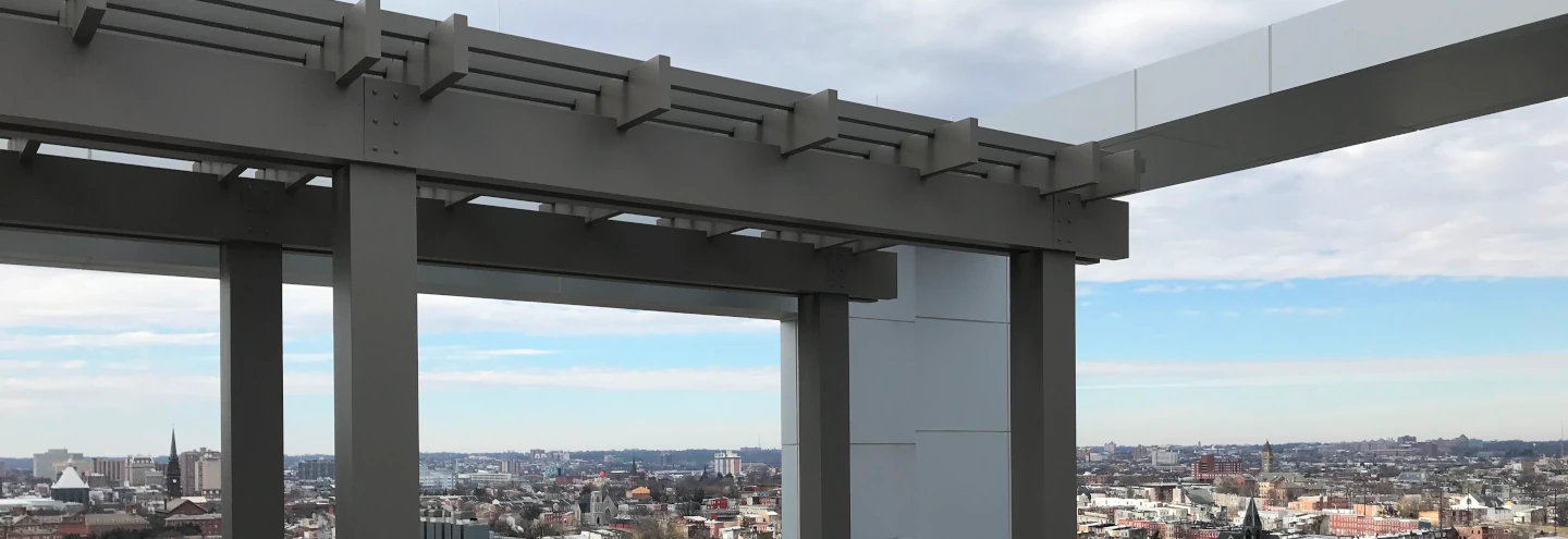 Baldwin Modern Fiberglass Pergola at John Hopkins